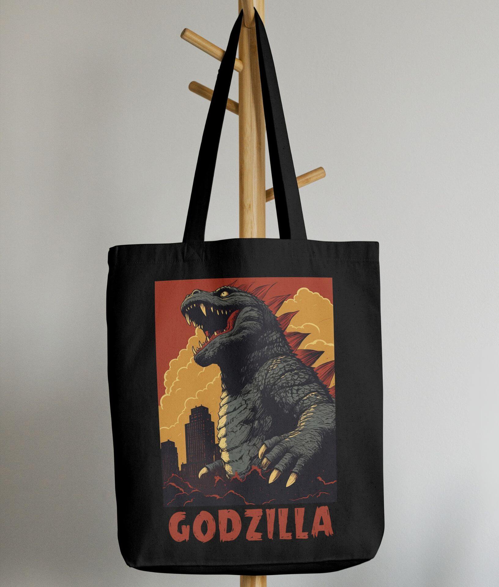 Cute Godzilla' Tote Bag