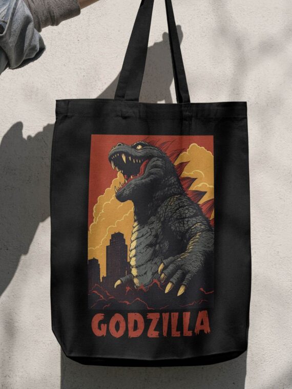 Cute Godzilla' Tote Bag