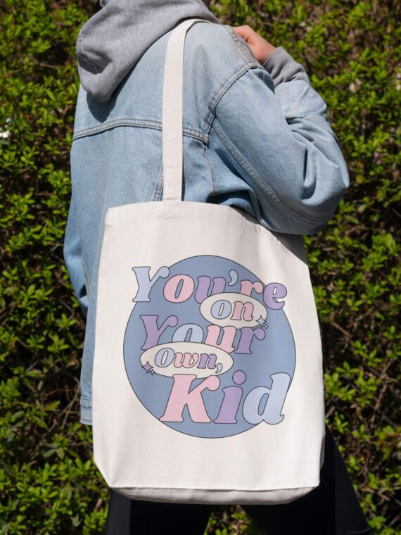 You're On Your Own, Kid Taylor Swift Tote Bag | Midnights Merch